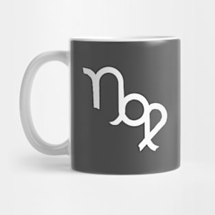 Capricorn and Virgo Double Zodiac Horoscope Signs (White) Mug